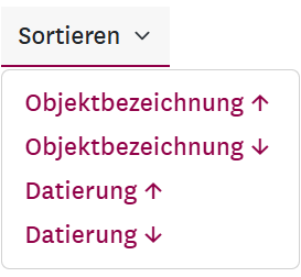 Sortierfeld