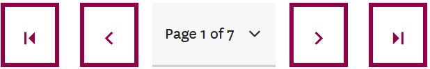 Scroll function and page indicator